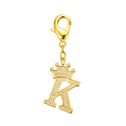 POPILY "Golden Crown" Pet Collar — Meticulously Crafted from 18K Gold-Plated Titanium Steel, Featuring a Clasp Exquisitely Set with Dazzling Cubic Zirconia. This Luxurious Collar Is Custom-Tailored for Large Dogs and Showcases a Stylish Cuban Link Design.