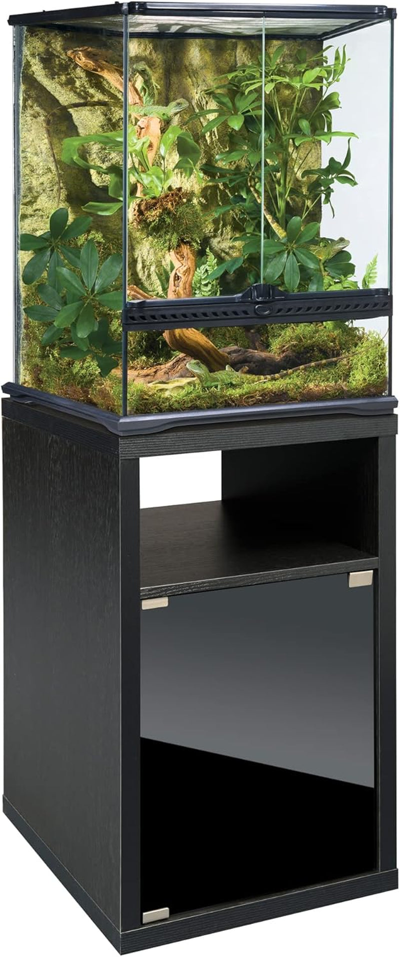 Terrarium Cabinet, Small - Reptile and Amphibian Terrarium Stand - Measures 17.88 W X 17.88 D X 27.75 H Inches