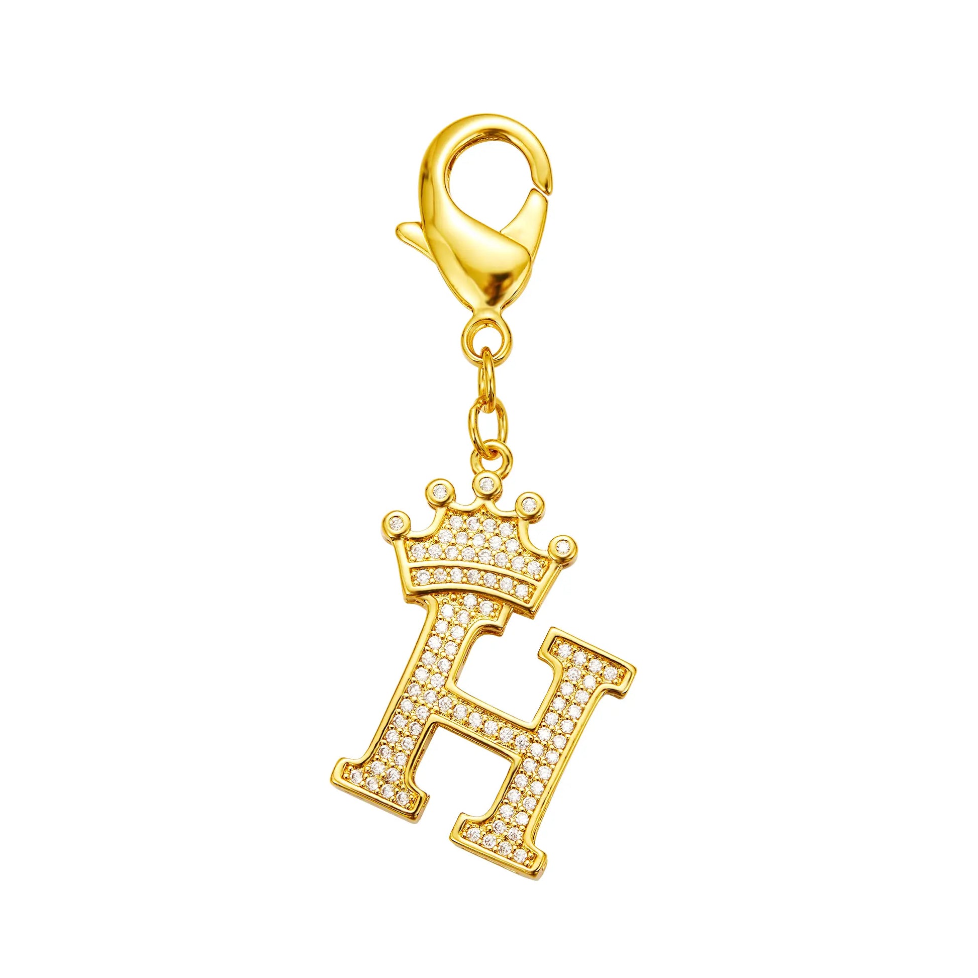 POPILY "Golden Crown" Pet Collar — Meticulously Crafted from 18K Gold-Plated Titanium Steel, Featuring a Clasp Exquisitely Set with Dazzling Cubic Zirconia. This Luxurious Collar Is Custom-Tailored for Large Dogs and Showcases a Stylish Cuban Link Design.