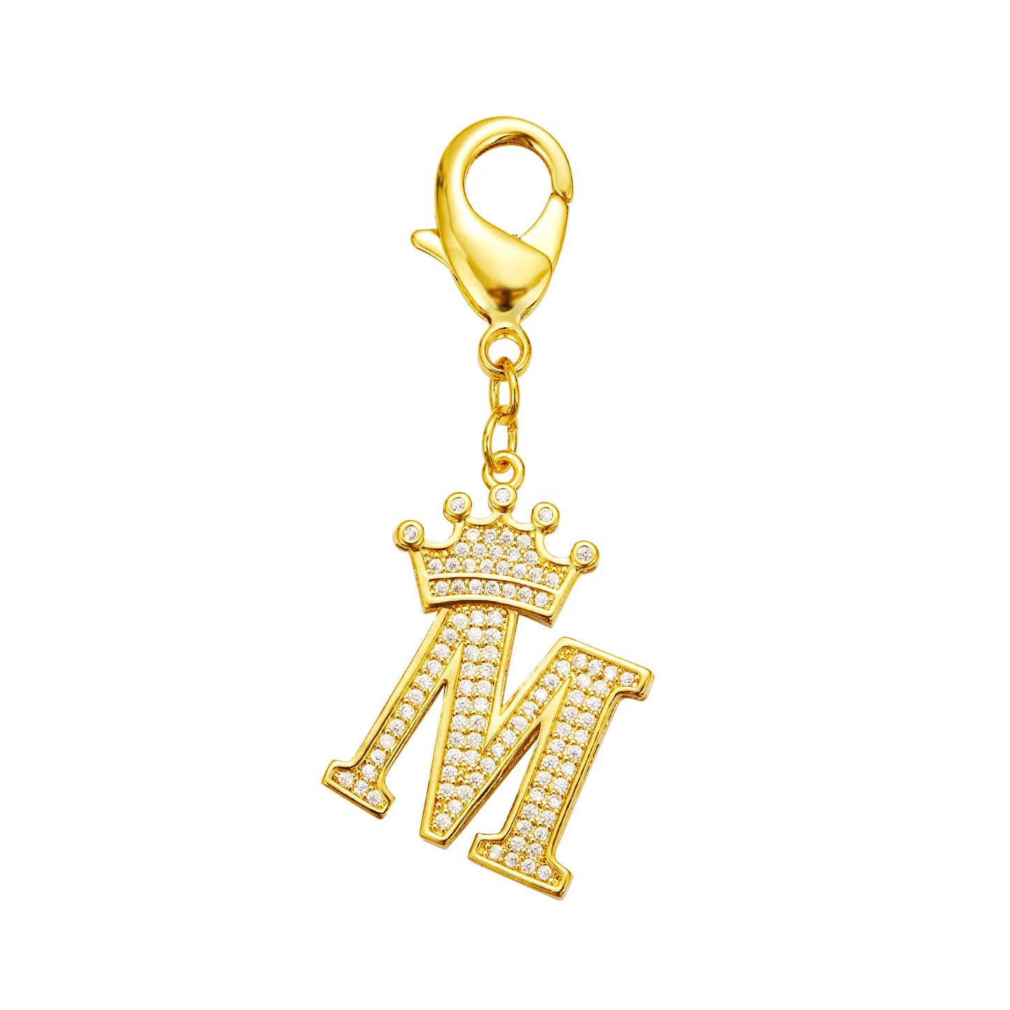 POPILY "Golden Crown" Pet Collar — Meticulously Crafted from 18K Gold-Plated Titanium Steel, Featuring a Clasp Exquisitely Set with Dazzling Cubic Zirconia. This Luxurious Collar Is Custom-Tailored for Large Dogs and Showcases a Stylish Cuban Link Design.