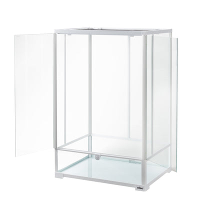 White Reptile Glass Terrarium 24 X 18 X 36 Inches