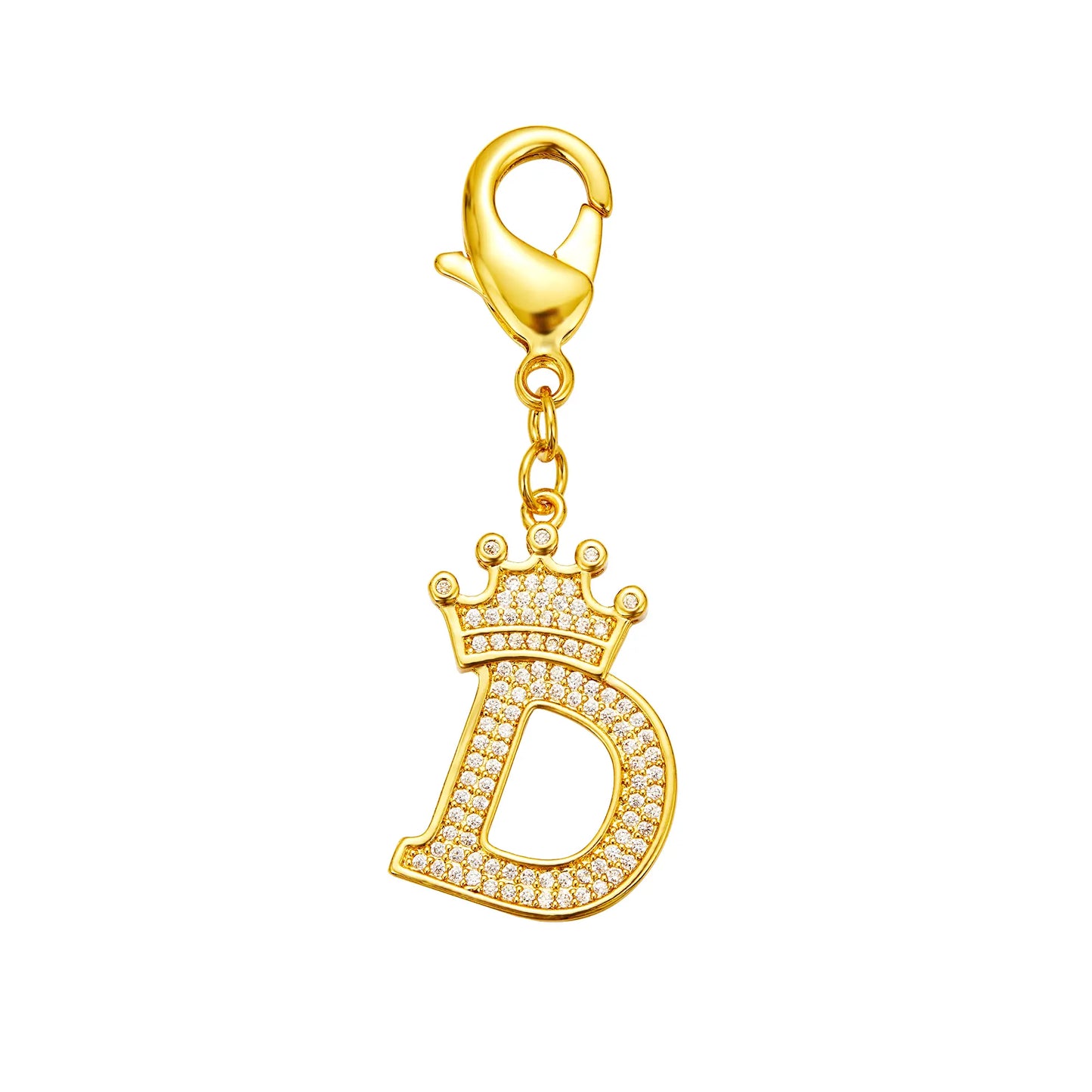 POPILY "Golden Crown" Pet Collar — Meticulously Crafted from 18K Gold-Plated Titanium Steel, Featuring a Clasp Exquisitely Set with Dazzling Cubic Zirconia. This Luxurious Collar Is Custom-Tailored for Large Dogs and Showcases a Stylish Cuban Link Design.