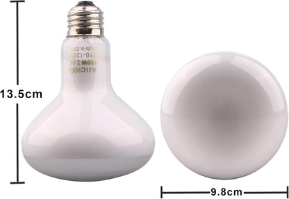 Reptile Basking Light Bulb - 150W Reptile Heat Lamp 2 Pack UVA Daylight Amphibians Basking Bulb for Bearded Dragon Turtle Hermit Crab Gecko Lizard Chicken