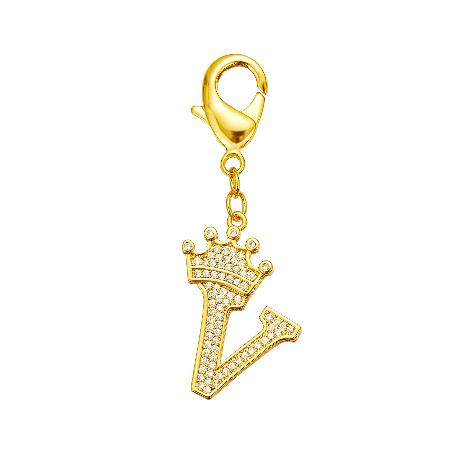 POPILY "Golden Crown" Pet Collar — Meticulously Crafted from 18K Gold-Plated Titanium Steel, Featuring a Clasp Exquisitely Set with Dazzling Cubic Zirconia. This Luxurious Collar Is Custom-Tailored for Large Dogs and Showcases a Stylish Cuban Link Design.