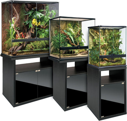 Terrarium Cabinet, Small - Reptile and Amphibian Terrarium Stand - Measures 17.88 W X 17.88 D X 27.75 H Inches