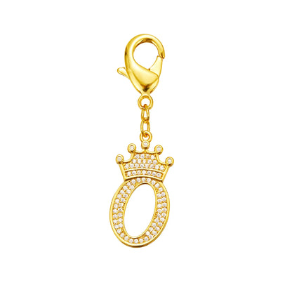 POPILY "Golden Crown" Pet Collar — Meticulously Crafted from 18K Gold-Plated Titanium Steel, Featuring a Clasp Exquisitely Set with Dazzling Cubic Zirconia. This Luxurious Collar Is Custom-Tailored for Large Dogs and Showcases a Stylish Cuban Link Design.