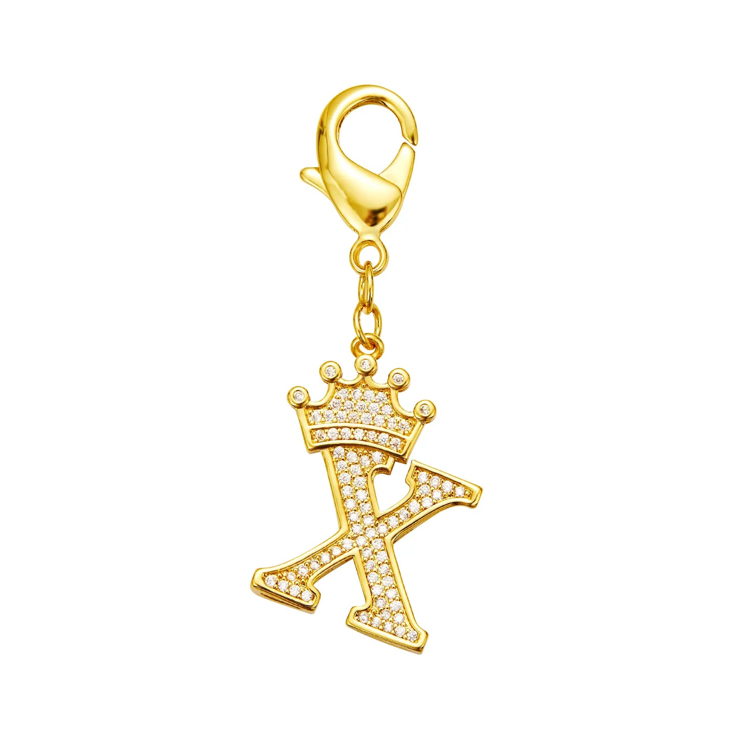 POPILY "Golden Crown" Pet Collar — Meticulously Crafted from 18K Gold-Plated Titanium Steel, Featuring a Clasp Exquisitely Set with Dazzling Cubic Zirconia. This Luxurious Collar Is Custom-Tailored for Large Dogs and Showcases a Stylish Cuban Link Design.
