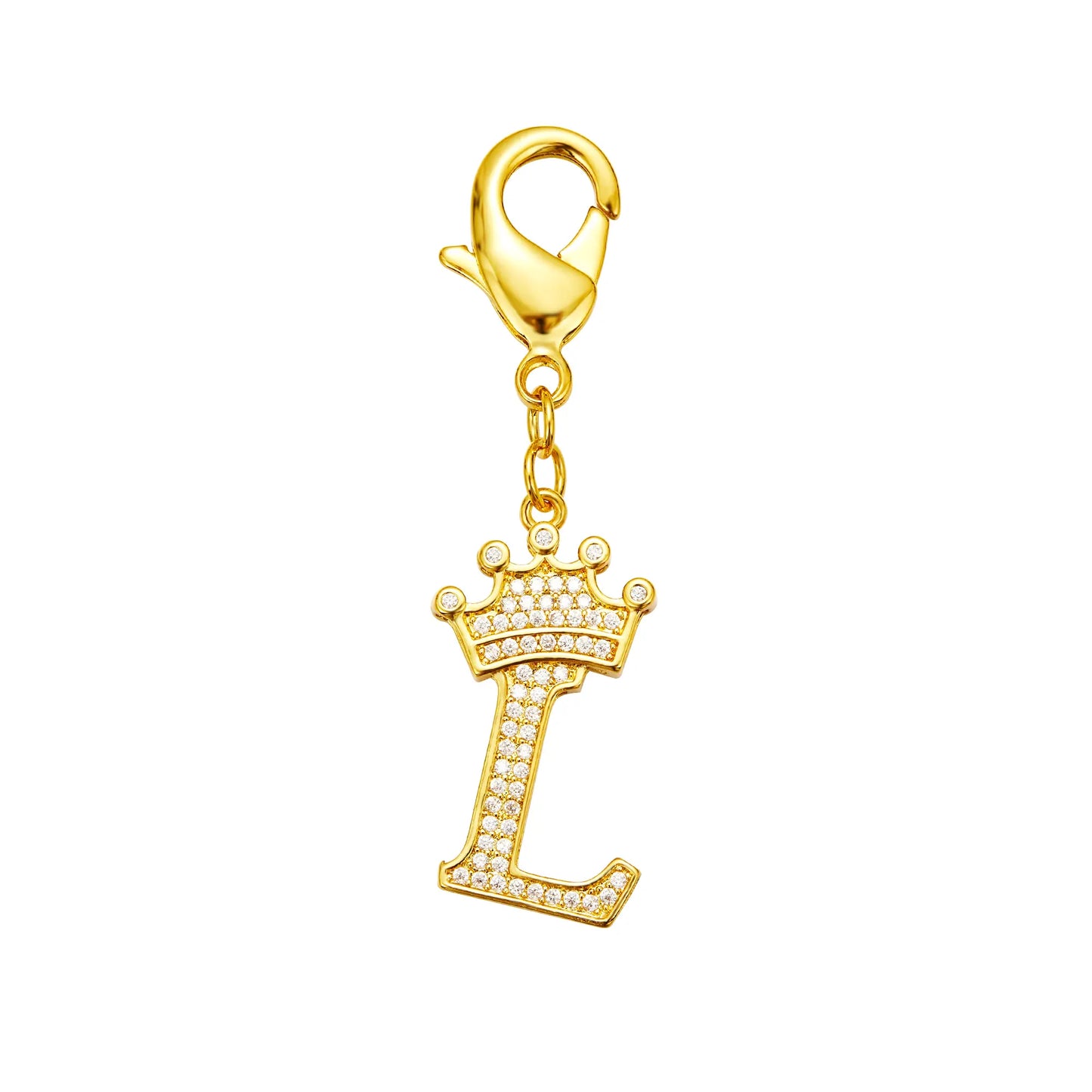 POPILY "Golden Crown" Pet Collar — Meticulously Crafted from 18K Gold-Plated Titanium Steel, Featuring a Clasp Exquisitely Set with Dazzling Cubic Zirconia. This Luxurious Collar Is Custom-Tailored for Large Dogs and Showcases a Stylish Cuban Link Design.