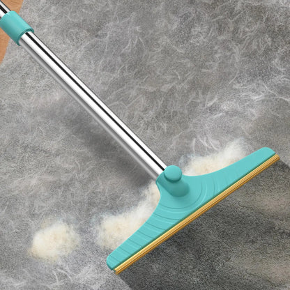 Adjustable Pet Hair Remover Brush with Hanging Ring - Versatile Cleaning Tool for Carpets and Floors, Ideal Gift for Pet Owners