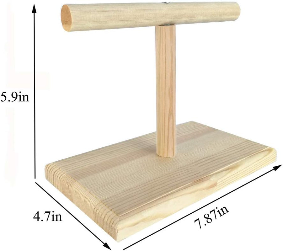 Bird Training Stand, Portable Tabletop Bird Perch Spin Training Perch for Parakeets Conures Lovebirds or Cockatiels