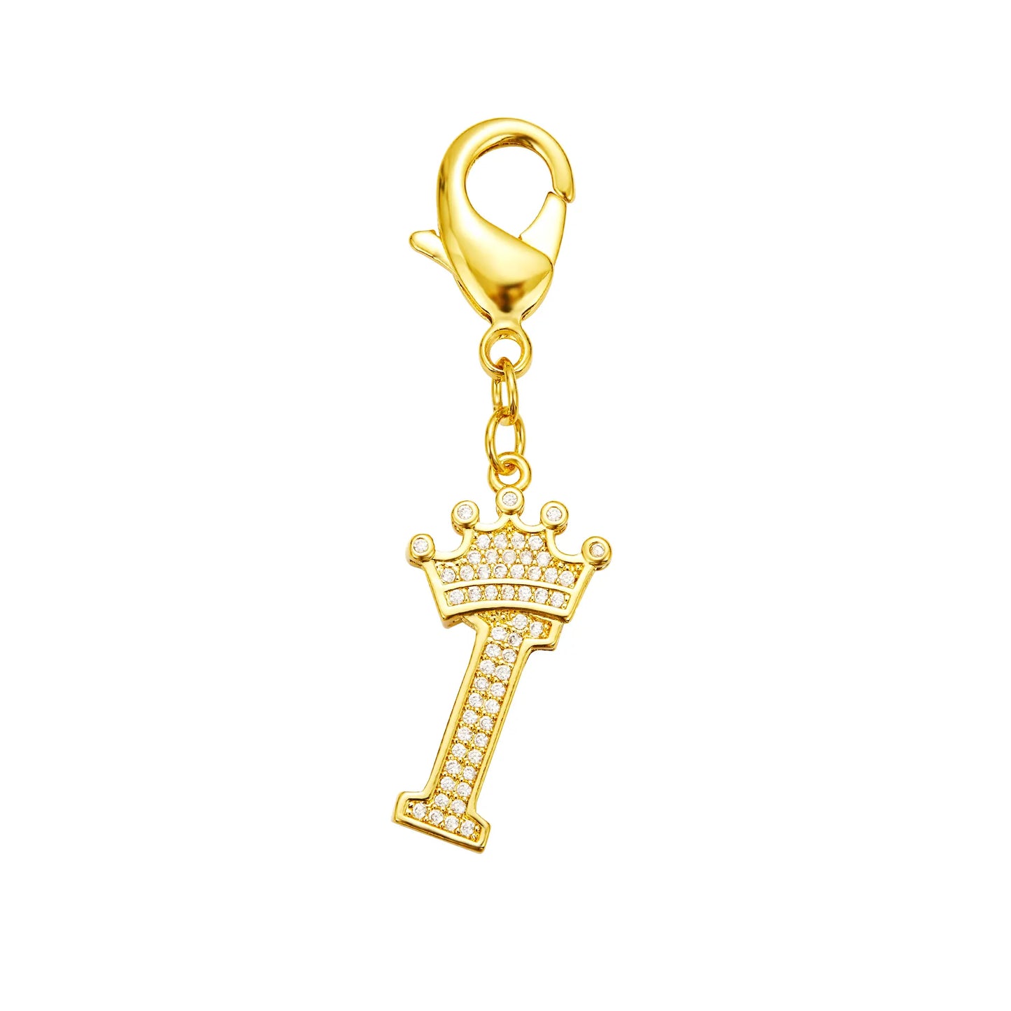 POPILY "Golden Crown" Pet Collar — Meticulously Crafted from 18K Gold-Plated Titanium Steel, Featuring a Clasp Exquisitely Set with Dazzling Cubic Zirconia. This Luxurious Collar Is Custom-Tailored for Large Dogs and Showcases a Stylish Cuban Link Design.