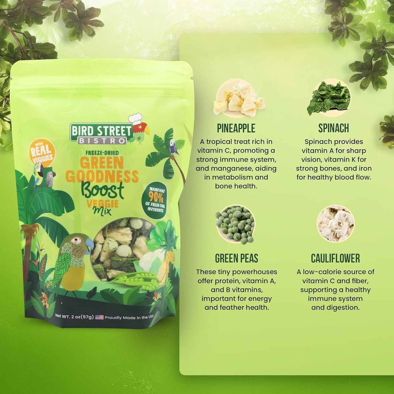 Bird Treats - Parrot & Cockatiel Food - Parakeet & Conure Treats - Topper