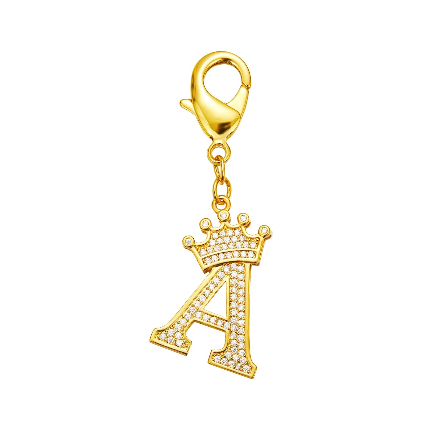 POPILY "Golden Crown" Pet Collar — Meticulously Crafted from 18K Gold-Plated Titanium Steel, Featuring a Clasp Exquisitely Set with Dazzling Cubic Zirconia. This Luxurious Collar Is Custom-Tailored for Large Dogs and Showcases a Stylish Cuban Link Design.