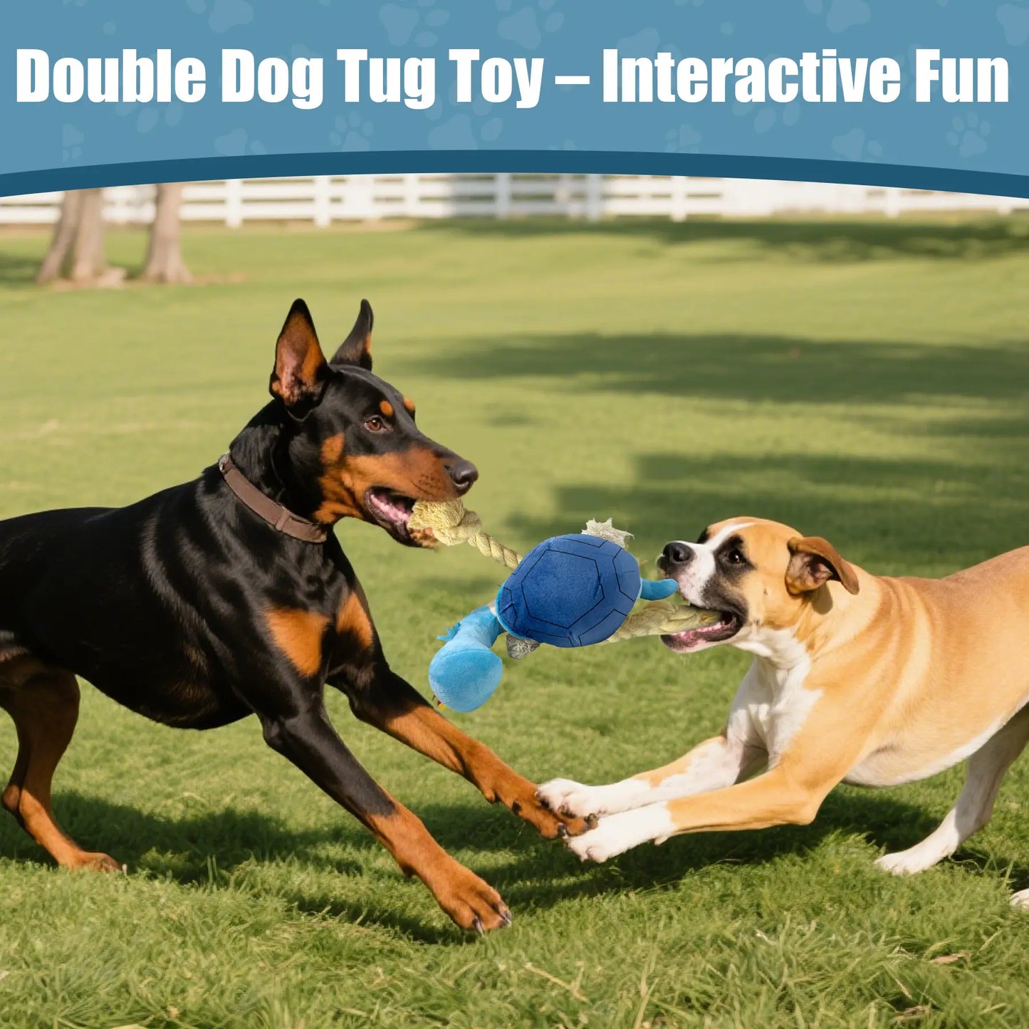 Interactive Plush Dog Toy - Squeaky Turtle with Rope Limbs for Engaging Play and Boredom Relief