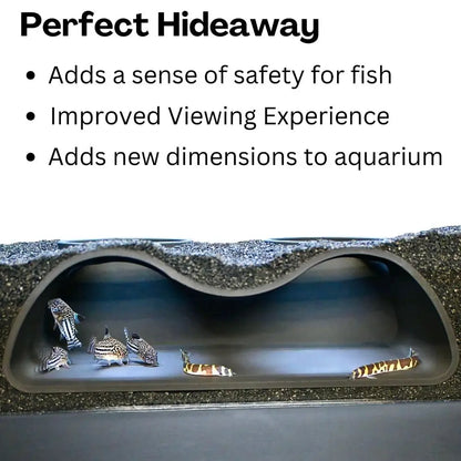 Multifunctional Aquarium Underground Tunnel Cave under Gravel Tunnel Curve Aquarium Decoration Tunnel Caves Fish Tank Decoration