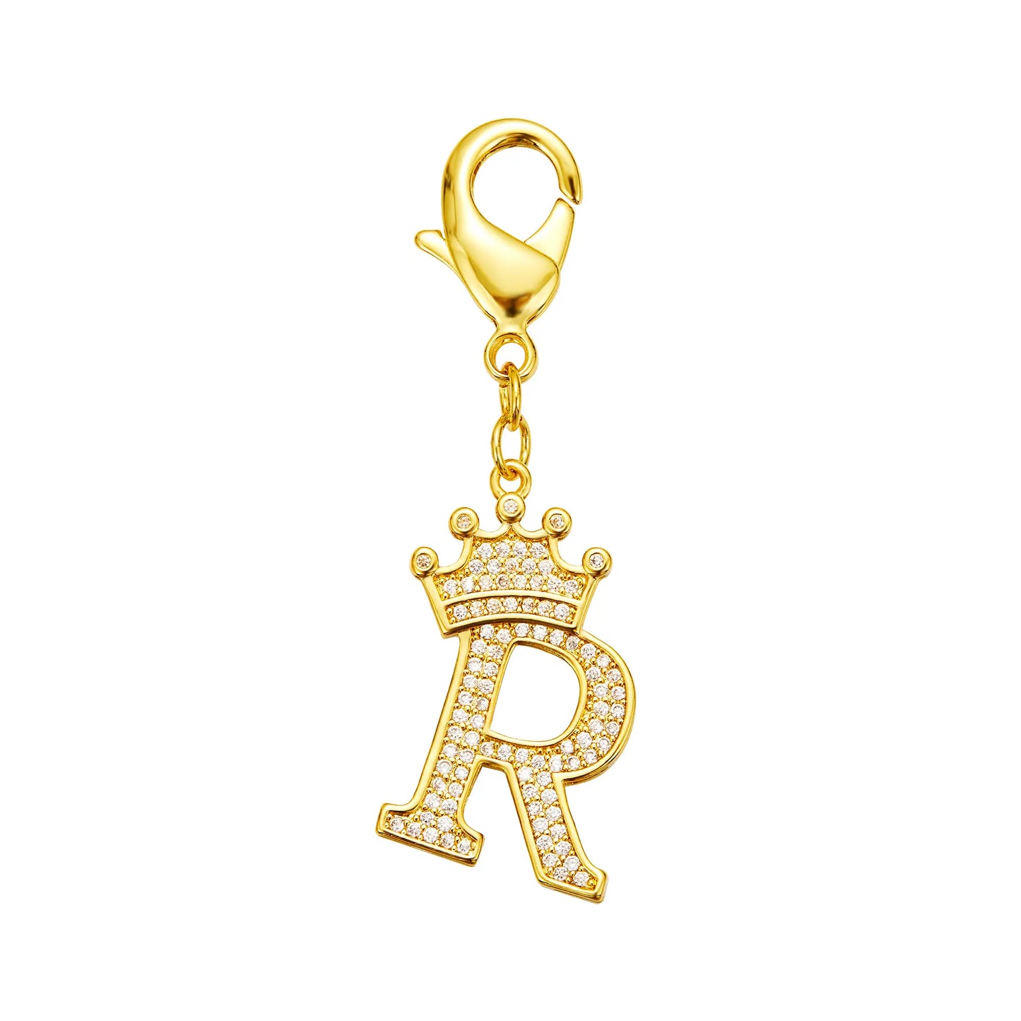 POPILY "Golden Crown" Pet Collar — Meticulously Crafted from 18K Gold-Plated Titanium Steel, Featuring a Clasp Exquisitely Set with Dazzling Cubic Zirconia. This Luxurious Collar Is Custom-Tailored for Large Dogs and Showcases a Stylish Cuban Link Design.