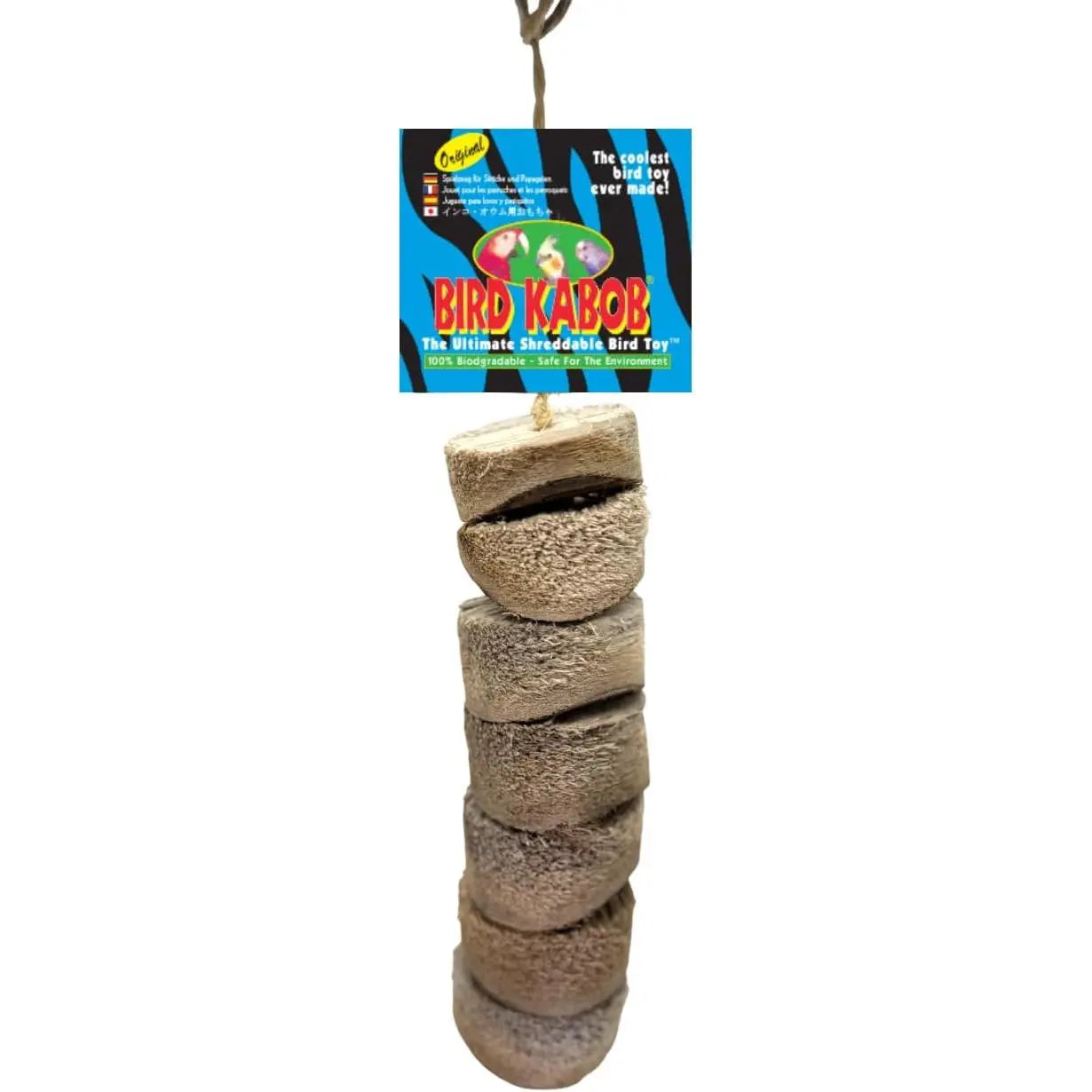 Bird Kabob Original - the Ultimate Shreddable Bird Toy