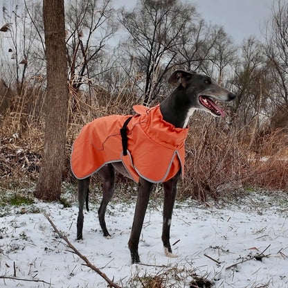 Winter Reflective Adjustable Dog Coat | Warm Thick Fleece Snow Suit for Small Medium and Large Dogs, Durable Dog Winter Jacket, Pet Warm Dog Plush Vest Style Practical