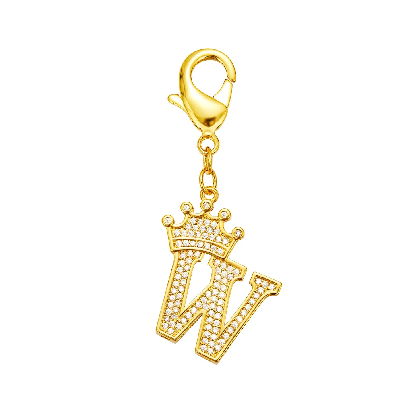POPILY "Golden Crown" Pet Collar — Meticulously Crafted from 18K Gold-Plated Titanium Steel, Featuring a Clasp Exquisitely Set with Dazzling Cubic Zirconia. This Luxurious Collar Is Custom-Tailored for Large Dogs and Showcases a Stylish Cuban Link Design.